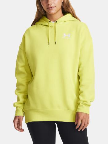 Under Armour Essential Flc OS Hoodie Mikina Žltá