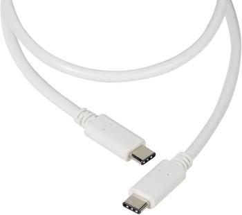 Vivanco #####USB-Kabel USB 2.0 #####USB-C™ Stecker, #####USB-C™ Stecker 1.20 m biela