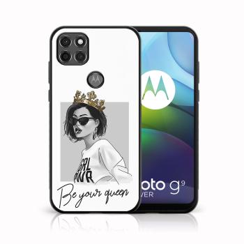 MY ART Silikónový kryt Motorola Moto G9 Power QUEEN (139)