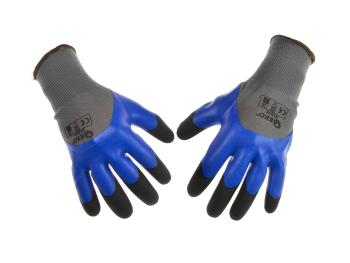 Ochranné pracovní rukavice, zesílené prsty, velikost 10