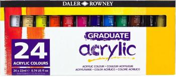 Daler Rowney Graduate Sada akrylových farieb 24 x 22 ml