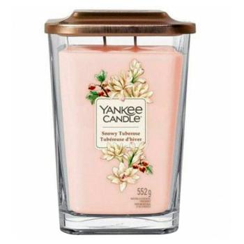 YANKEE CANDLE Elevation Vonná sviečka veľká hranatá Snowy Tuberose 552 g