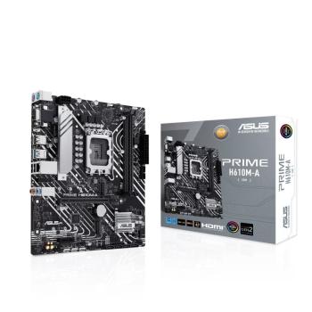 ASUS MB Sc LGA1700 PRIME H610-A-CSM, Intel H610, 2xDDR5, 1xDP, 1xHDMI, 1xVGA, mATX