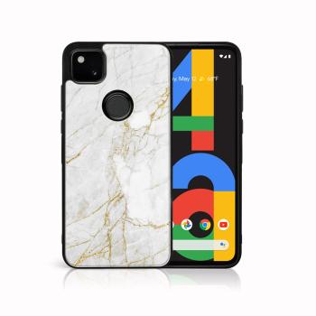 MY ART Silikónový kryt Google Pixel 4a WHITE STONE (011)