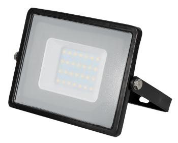 LED Solution Čierny LED reflektor 30W Premium Farba svetla: Denná biela 401
