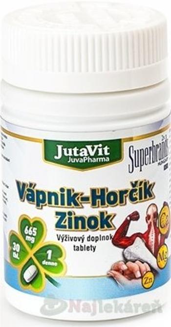 JutaVit Vápnik Horčík Zinok 30 tabliet