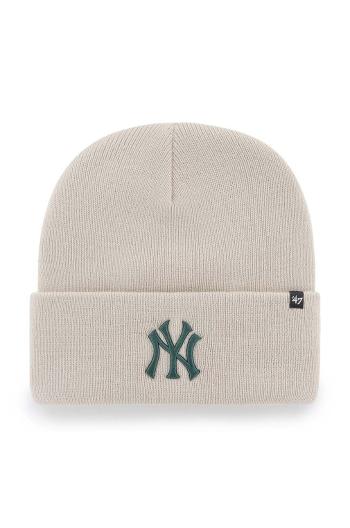 Čiapka 47 brand MLB New York Yankees béžová farba