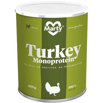 MARTY Monoprotein 100 % mäso – morčacie 800 g (8595174340660)