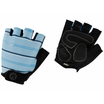 Dámske rukavice na kolo Rogelli STRIPE, svetlo modro-modré 010.620 XS