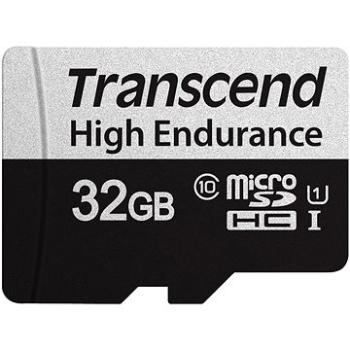 Transcend microSDHC 32 GB 350 V + SD adaptér (TS32GUSD350V)