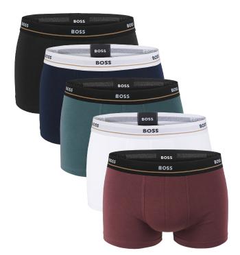 BOSS - boxerky 5PACK essential cotton stretch multicolor combo - limitovana fashion edícia (HUGO BOSS)-L (90-98 cm)