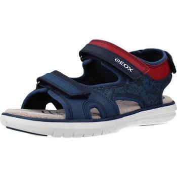 Geox  Sandále J SANDAL MARATEA BOY  Modrá