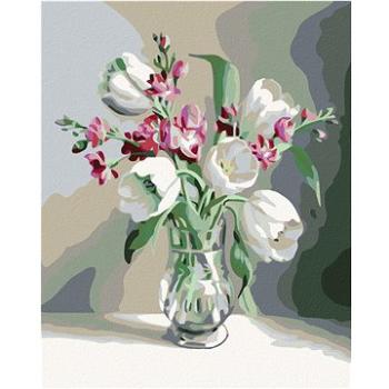 Maľovanie podľa čísel – Biele tulipány (HRAmal00876nad)