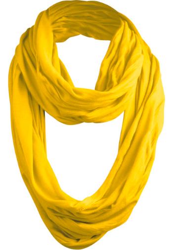 Urban Classics Wrinkle Loop Scarf yellow - UNI