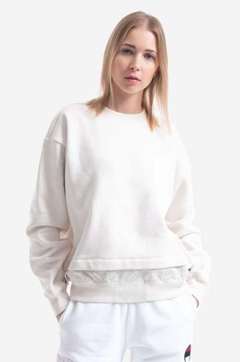 Mikina Champion Crewneck Sweatshirt 114665 ES001 dámska, béžová farba, jednofarebná