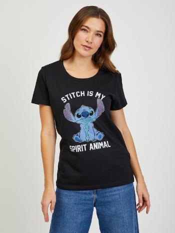 ZOOT.Fan Disney Stitch Disney Lilo & Stitch Tričko Čierna