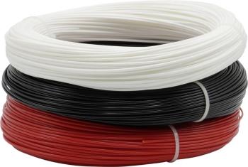Renkforce RF-4738590  vlákno pre 3D tlačiarne PETG plast  1.75 mm 600 g čierna, biela, červená  1 ks
