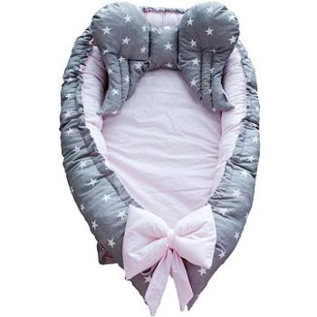 BabyTýpka Maxi hniezdo – Stars Pink (8594201221262)