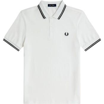 Fred Perry  Tričká s krátkym rukávom POLO BLANCO HOMBRE   M3600  Biela