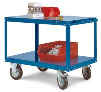 Manuflex  TT1012.3003 stolový vozík  ocel práškovo lakované Zaťaženie (max.): 400 kg rubínovo červená