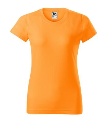MALFINI Dámske tričko Basic - Mandarínkovo oranžová | S