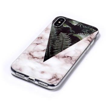 MARBLE Ochranný kryt Apple iPhone XS Max LEAVES