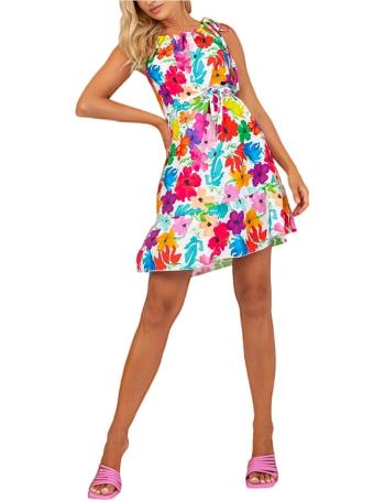 Farebné kvetované šaty vel. L/XL