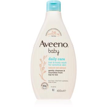 Aveeno Baby Hair&Body Wash detský šampón na vlasy a telo 400 ml