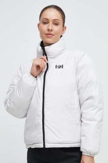 Obojstranná bunda Helly Hansen dámska, čierna farba, zimná, oversize