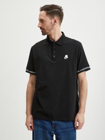 Karl Lagerfeld Polo tričko Čierna