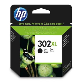 HP originál ink F6U68AE, HP 302XL, black, HP OJ 3830,3834,4650, DJ 2130,3630,1010, Envy 4520, čierna