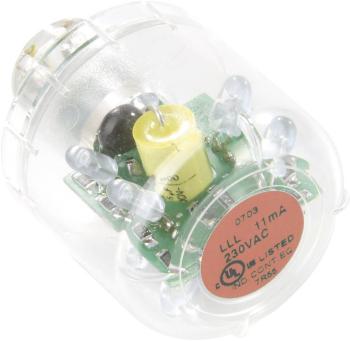 Auer Signalgeräte LED žiarovka LED trvalé svetlo LLL Červená, 12 V AC / DC, BA15d