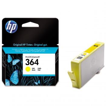 HP CB320EE - originálna cartridge HP 364, žltá, 3ml