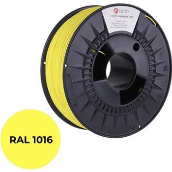 C-TECH filament PREMIUM LINE PETG sírová žltá RAL1016 (3DF-P-PETG1.75-1016)