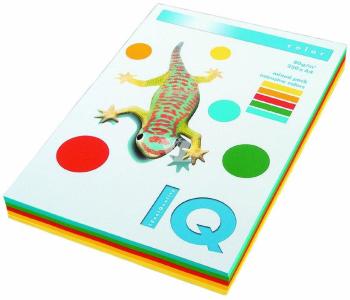 Papier xerografický IQ A4/80g mix 5x50 listov intenzívnej farby