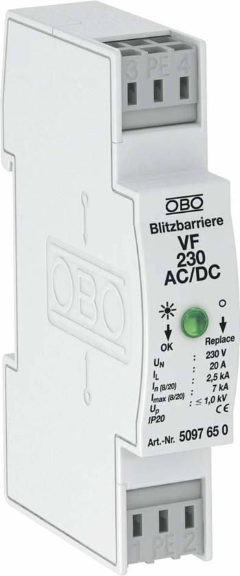 OBO Bettermann 5097650 VF230-AC/DC bariéra proti blesku   7 kA  1 ks