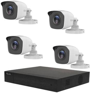 HiLook TK-4144BH-MM hl144b analógový, AHD, HD-CVI, HD-TVI sada bezpečnostné kamery 4-kanálová so 4 kamerami 2.560 x 1.44