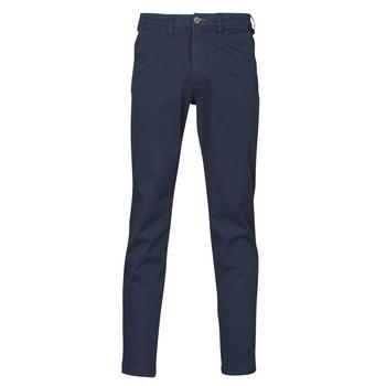 Selected  Nohavice Chinos/Nohavice Carrot SLHSLIM-MILES FLEX  Modrá