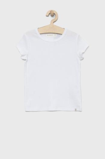 Detské tričko Abercrombie & Fitch biela farba,