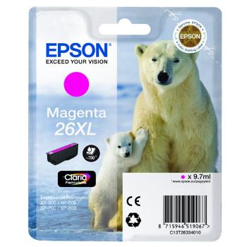 EPSON T2633 (C13T26334022) - originálna cartridge, purpurová, 9,7ml