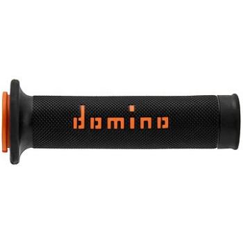 Domino gripy A010 road dĺžka 120 + 125 mm, čierno-oranžové (M018-107)