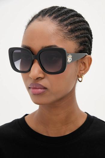 Slnečné okuliare Kurt Geiger London Evil Eye čierna farba, 4738900679