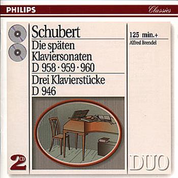 BRENDEL ALFRED - SONATY PRO KLAV. D 958-960, CD