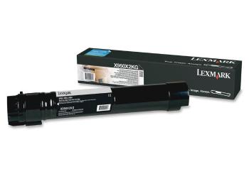 Toner LEXMARK X950X2KG fekete