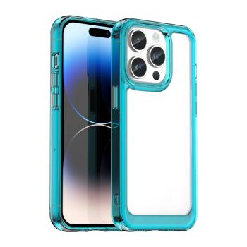 CRYSTAL Ochranný kryt Apple iPhone 15 Pro Max tyrkysový