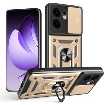 RING CAMERA Kryt s držiakom pre Oppo Reno13 F 5G zlatý