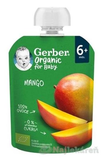 Gerber Organic Kapsička Mango bio ovocná desiata (od ukonč. 6. mesiaca) 90 g