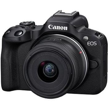 Canon EOS R50 čierny + RF-S 18 – 45 mm f/4,5 – 6,3 IS STM (5811C013) + ZDARMA Ministativ JOBY