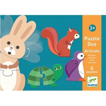 Duo puzzle Zvieratká v pohybe (3070900081758)