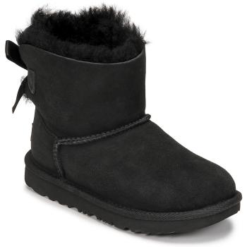 UGG  K MINI BAILEY BOW II  Polokozačky Čierna